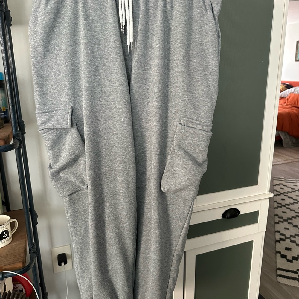 Womens Gray Sweatpants